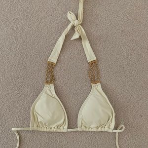 L*Space Ivory Bikini Top